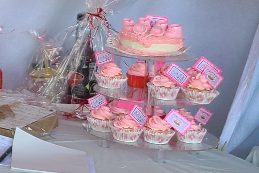 Jusalpha Large 4 Tier Acrylic Cupcake Stand,Round Cake Stand for Party customer photo 2