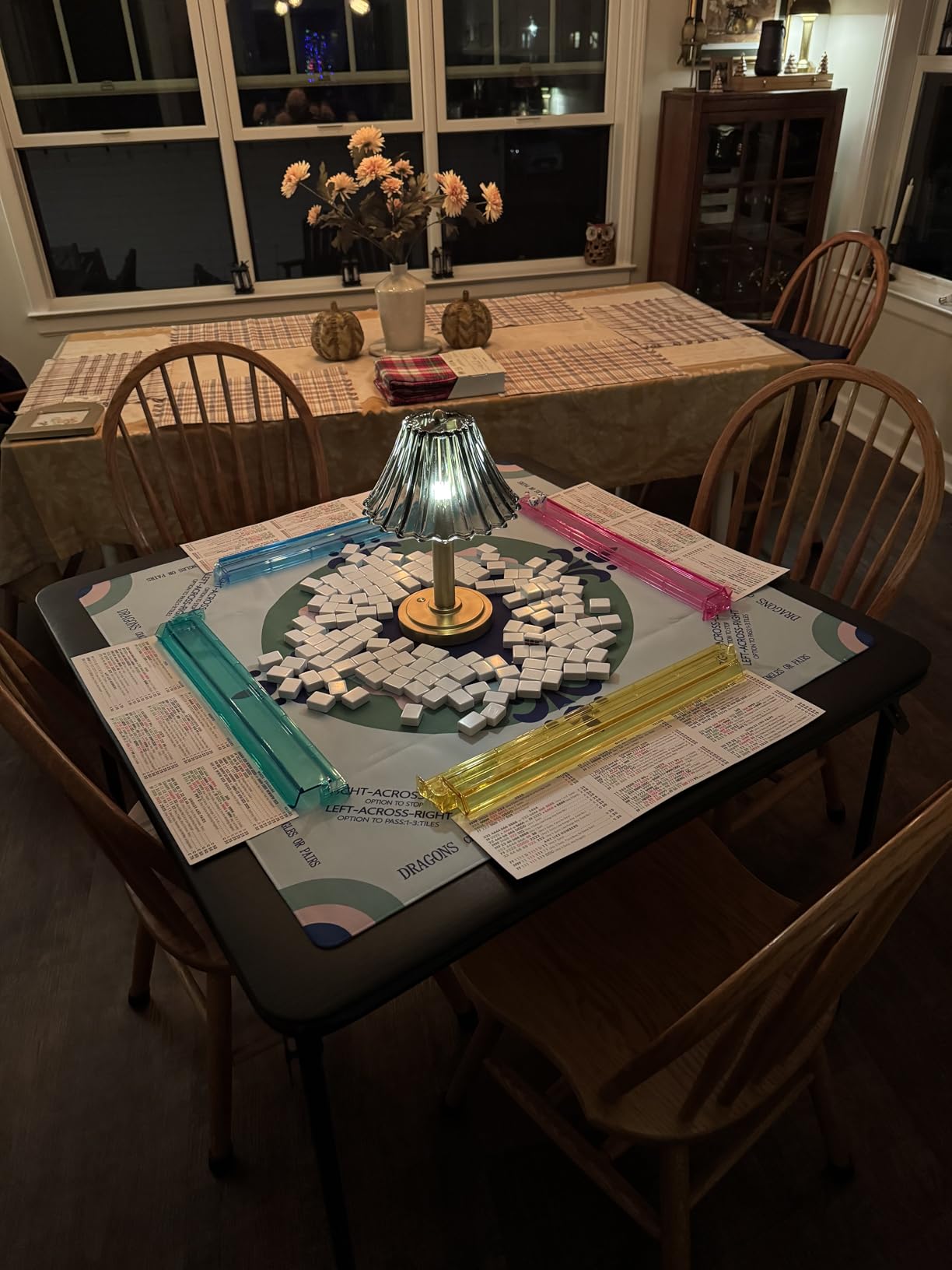 Square Folding Card Table (38