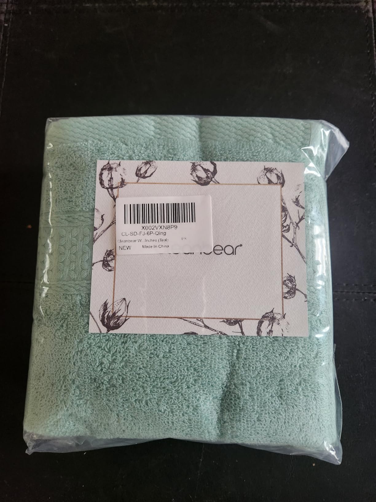 Cleanbear Washcloths Set, 100% Cotton, 6-Pack Wash Cloths, 13” x 13” customer photo 2