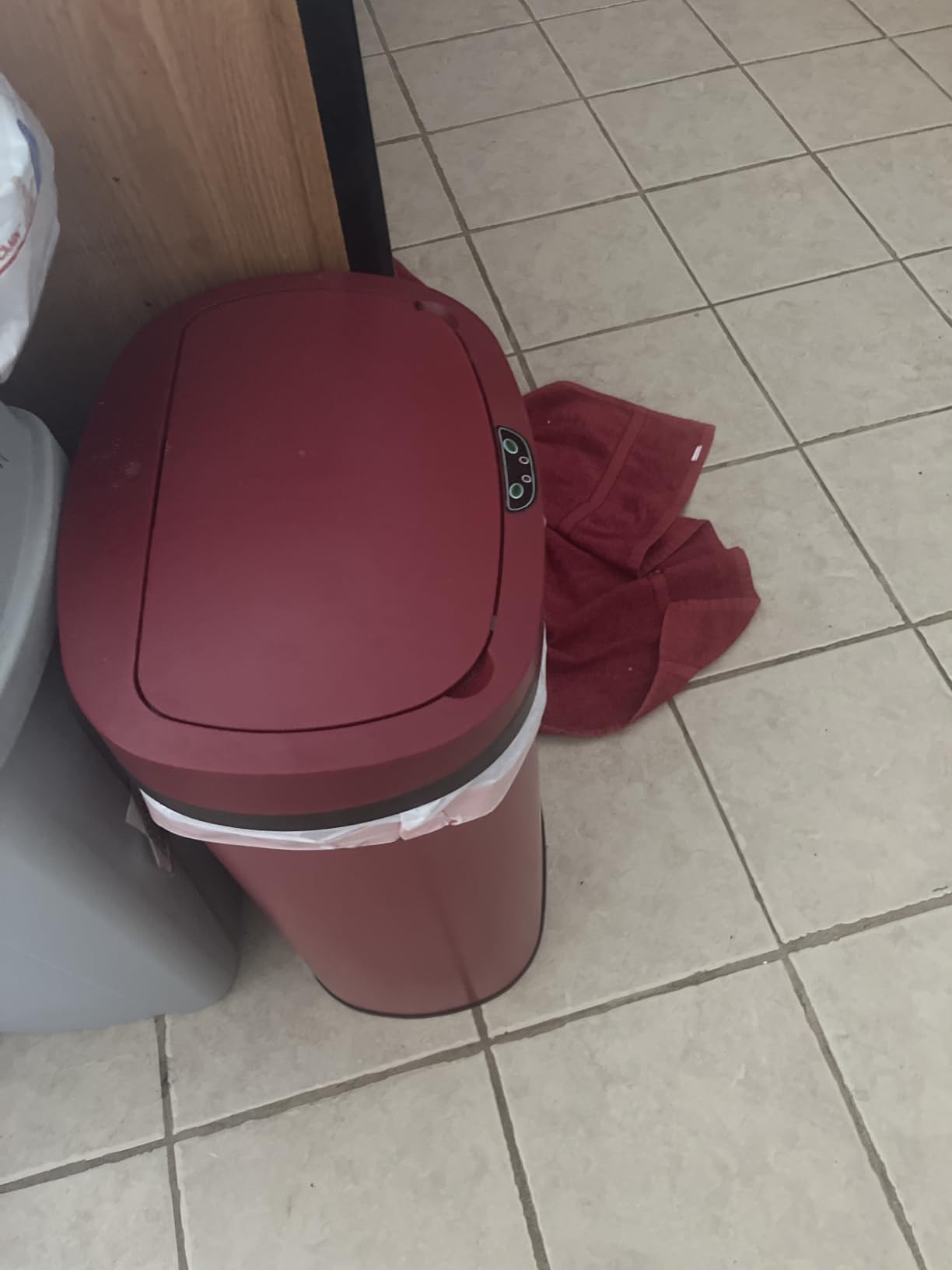 BestOffice | 13 Gallon Stainless Steel Trash Can with Lid | Steel customer photo 1