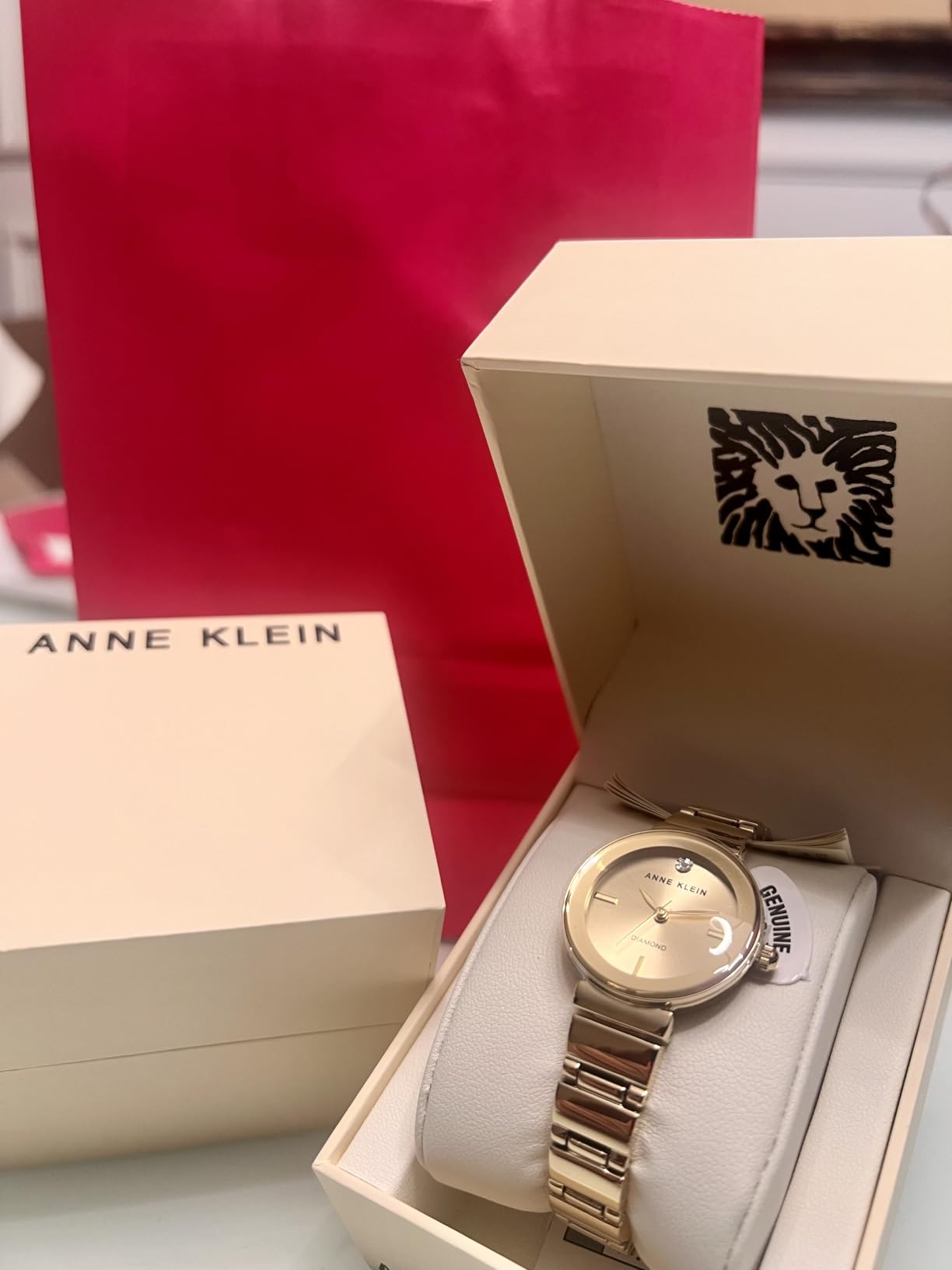 Anne Klein Women's Genuine Diamond Dial Bracelet Watch customer photo 1