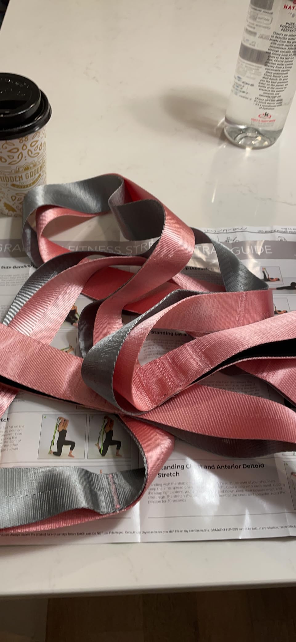 Gradient Fitness Stretching Strap for Physical Therapy, 12 Multi-Loop Stretch Strap 1.5