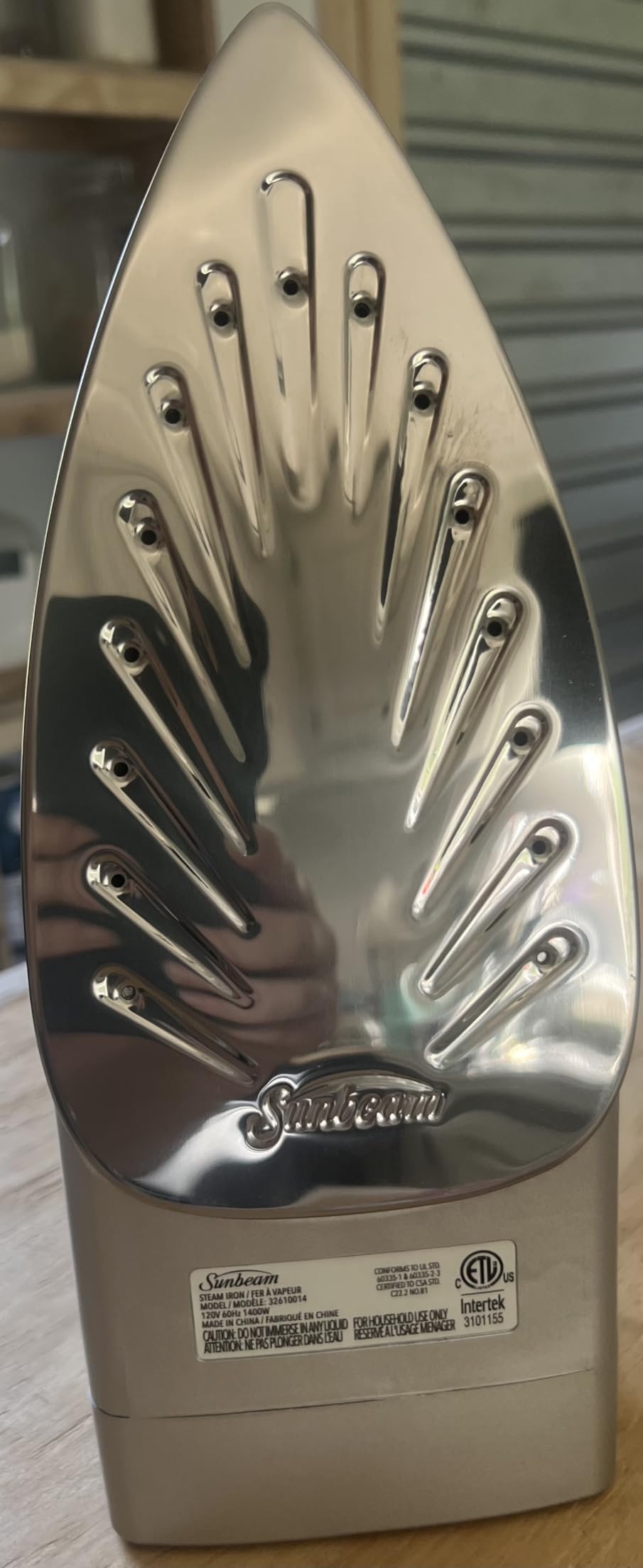 Sunbeam Turbo Steam Iron 1400W Quick Heat Stainless Steel Soleplate Shot of Steam Horizontal and Vertical 3 Way Auto Off 240ml Water Tank White Teal customer photo 1