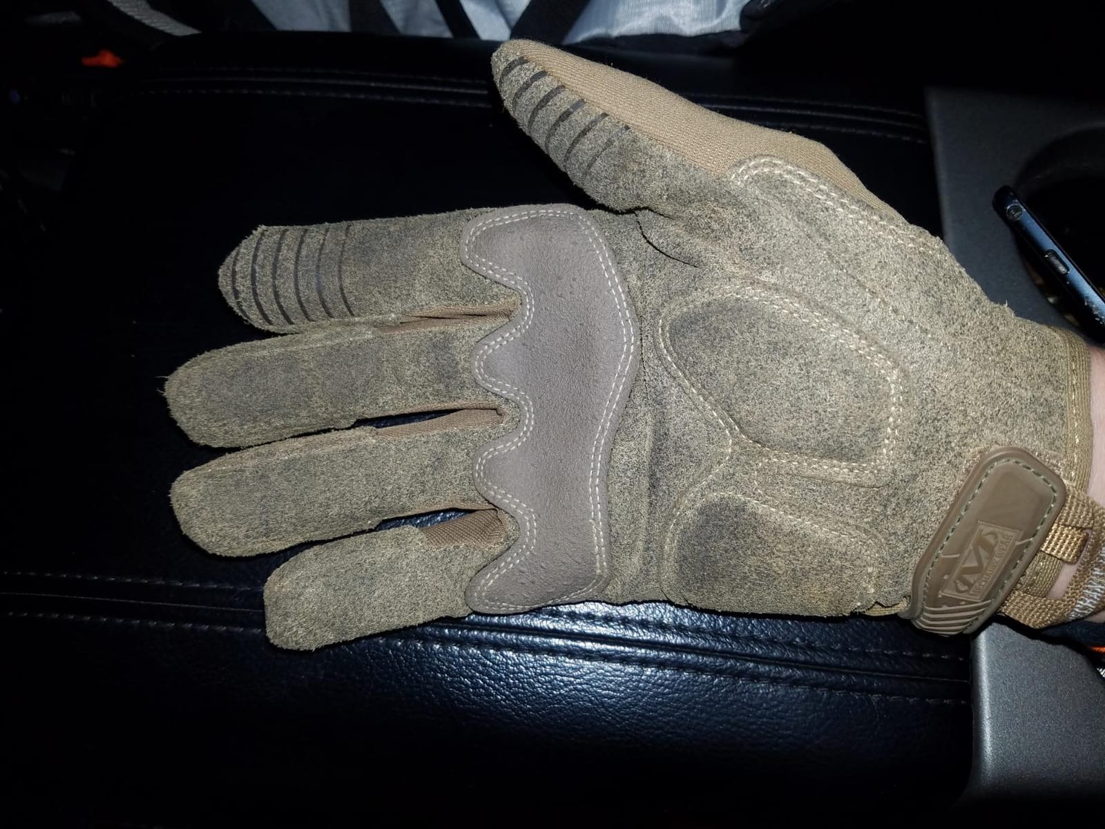 Mechanix Wear M-Pact Tactical Work Gloves, Grey, Large customer photo 2