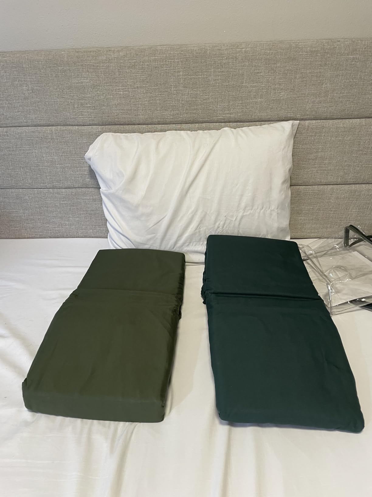 Nestl White Duvet Cover Queen Size - Soft Double Brushed Queen Duvet Cover Set, 3 Piece, with Button Closure, 1 Duvet Cover 90x90 inches and 2 Pillow Shams customer photo 1