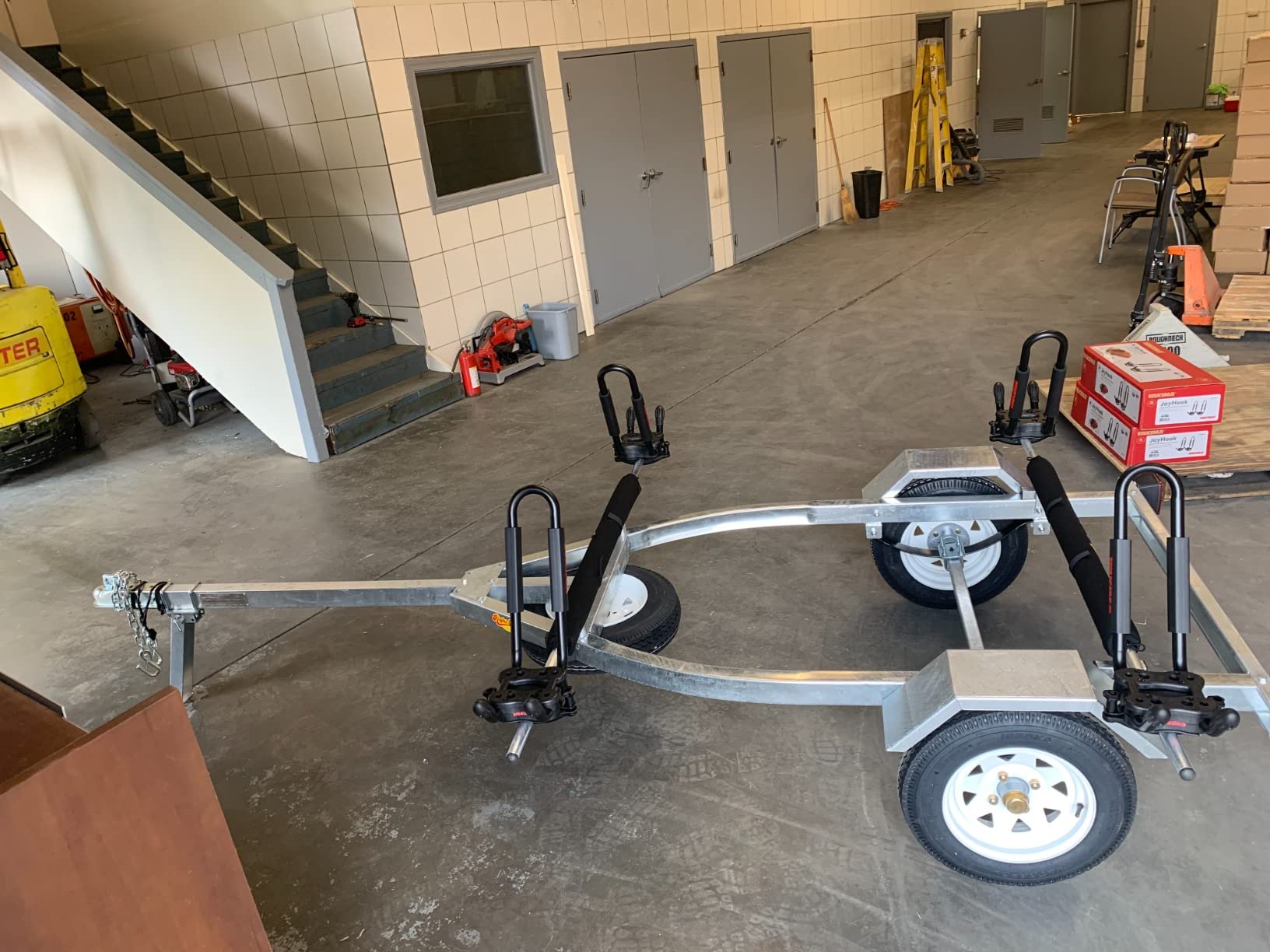 Ruff-Sport Trailer - Galvanized Finish for Kayak, Bicycle, and SUP customer photo 1