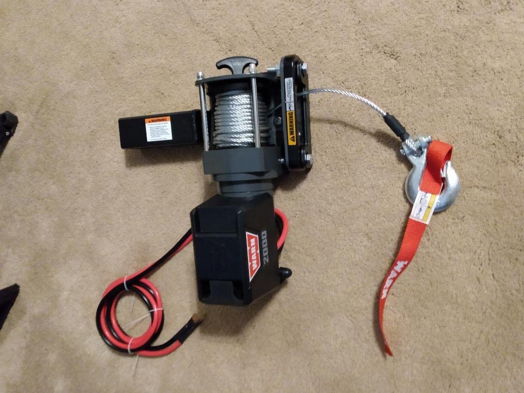Universal Hitch Winch Mount for ATV or Truck with 2” Receiver 3500 lbs Capacity customer photo 1