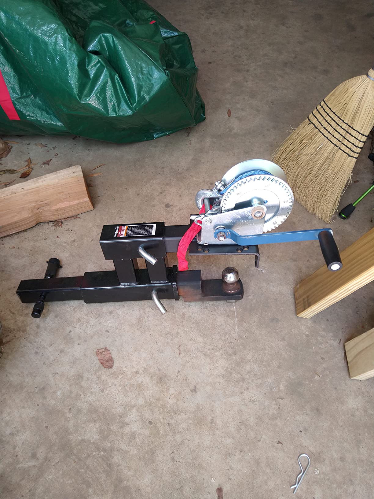 Universal Hitch Winch Mount for ATV or Truck with 2” Receiver 3500 lbs Capacity customer photo 2