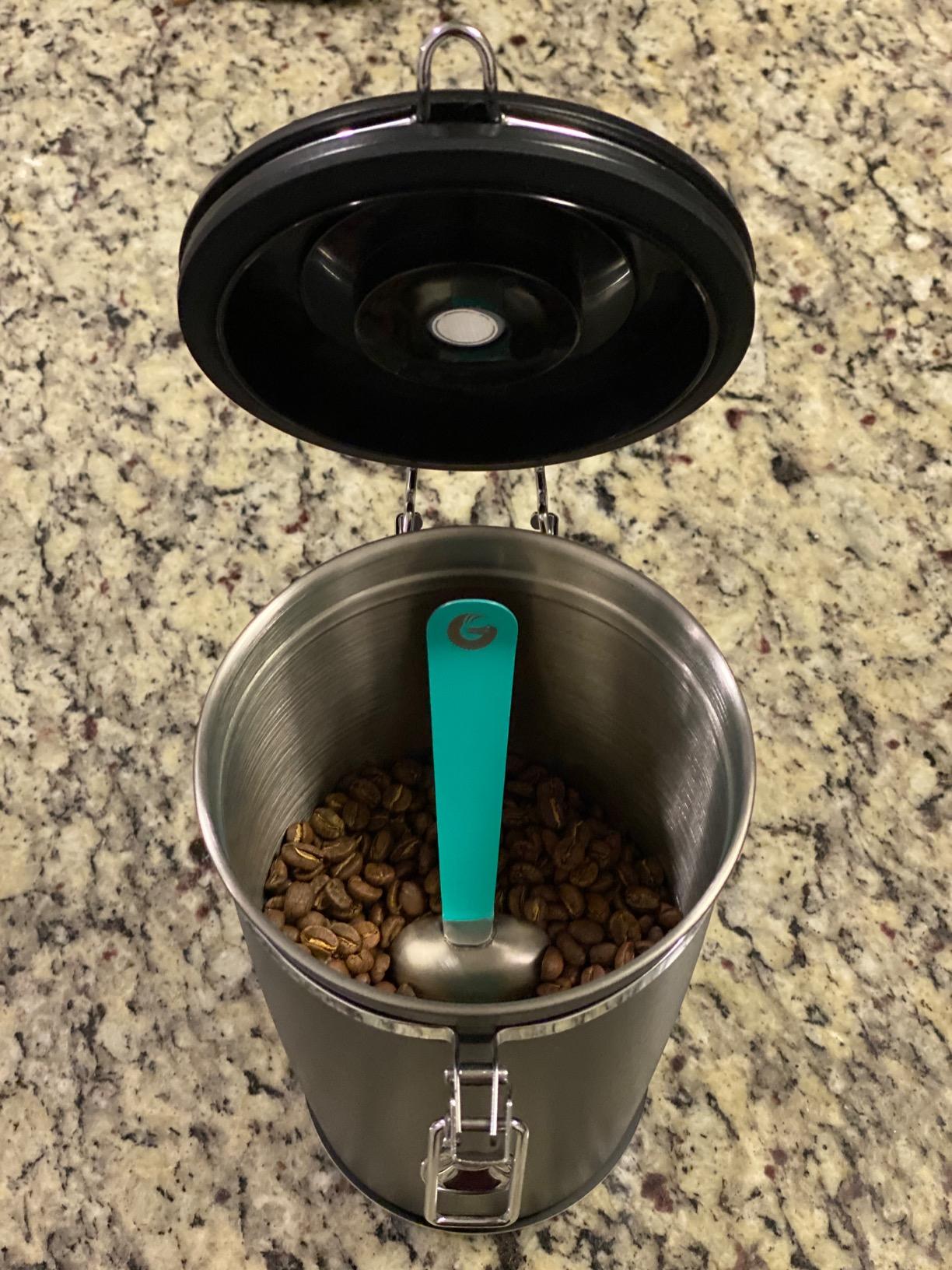 Coffee Gator Coffee Canister, 22oz Airtight Stainless Steel Container customer photo 1