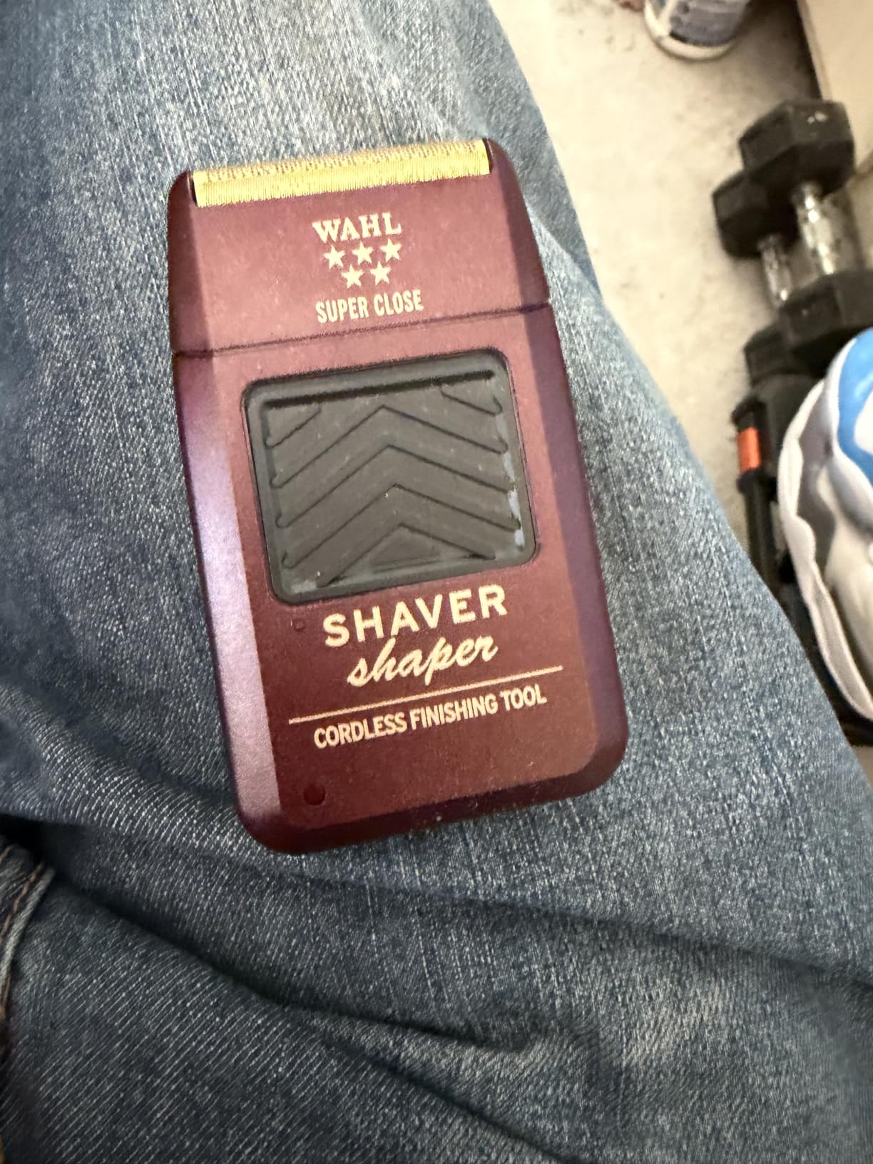 Wahl Professional 5 Star Shaver/Shaper Cord/Cordless Foil Shaver | Gold TiN Coated Foils for Bump-Free Ultra-Close Shaves on Face, Head & Neckline, 60 Min Runtime, Model 08061-100 customer photo 1