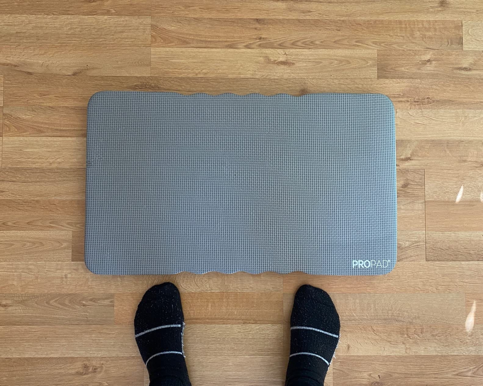 Thick Kneeling Pad, Garden Kneeler for Gardening, Bath Kneeler for Baby Bath, Kneeling Mat for Exercise & Yoga, Knee Pad for Work, Floor Foam Pad, Extra Large (XL) 18 x 11 x 1.5 Inches, Blue customer photo 1