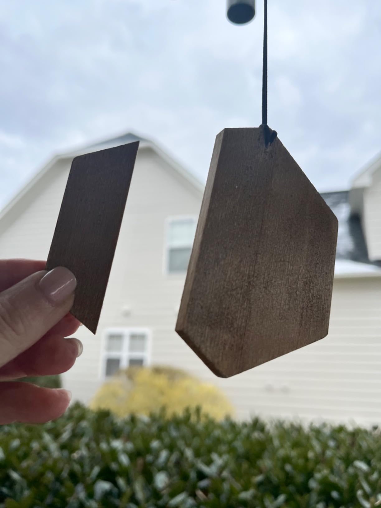 Copper Red Wind Chimes for Outside, 29 Inch Hand Tuned G Major Pentatonic Wind Chime, Memorial Sympathy Gift for Loss of Loved One, Deep Tone Aluminum Bamboo Garden Patio Porch Decor customer photo 1