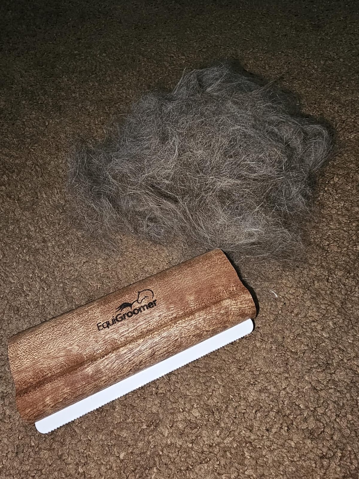 EquiGroomer 5-Inch Undercoat Deshedding Brush for Dogs & Cats, Purple customer photo 2