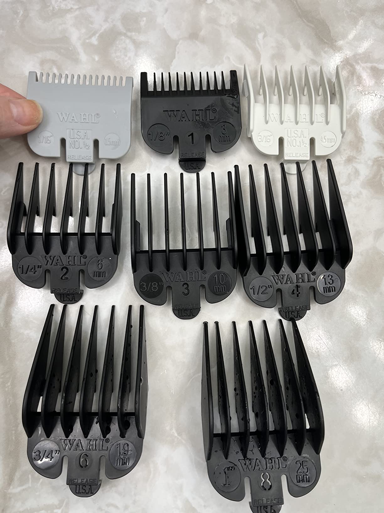 Wahl Professional 5 Star Barber Combo, Corded Legend Clipper & Hero Trimmer | V9000 Clipper Motor & Rotary T-Blade Trimmer for Fading, Blending & Detailing, 8 Clipper & 3 Trimmer Guides, Model 8180 customer photo 1