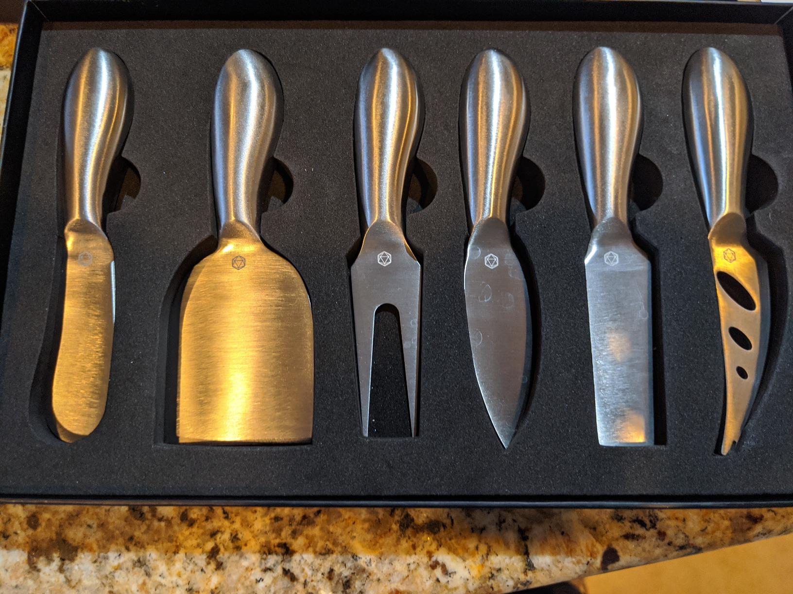 Lunar 6-Piece Premium Stainless Steel Cheese Knife Set customer photo 2