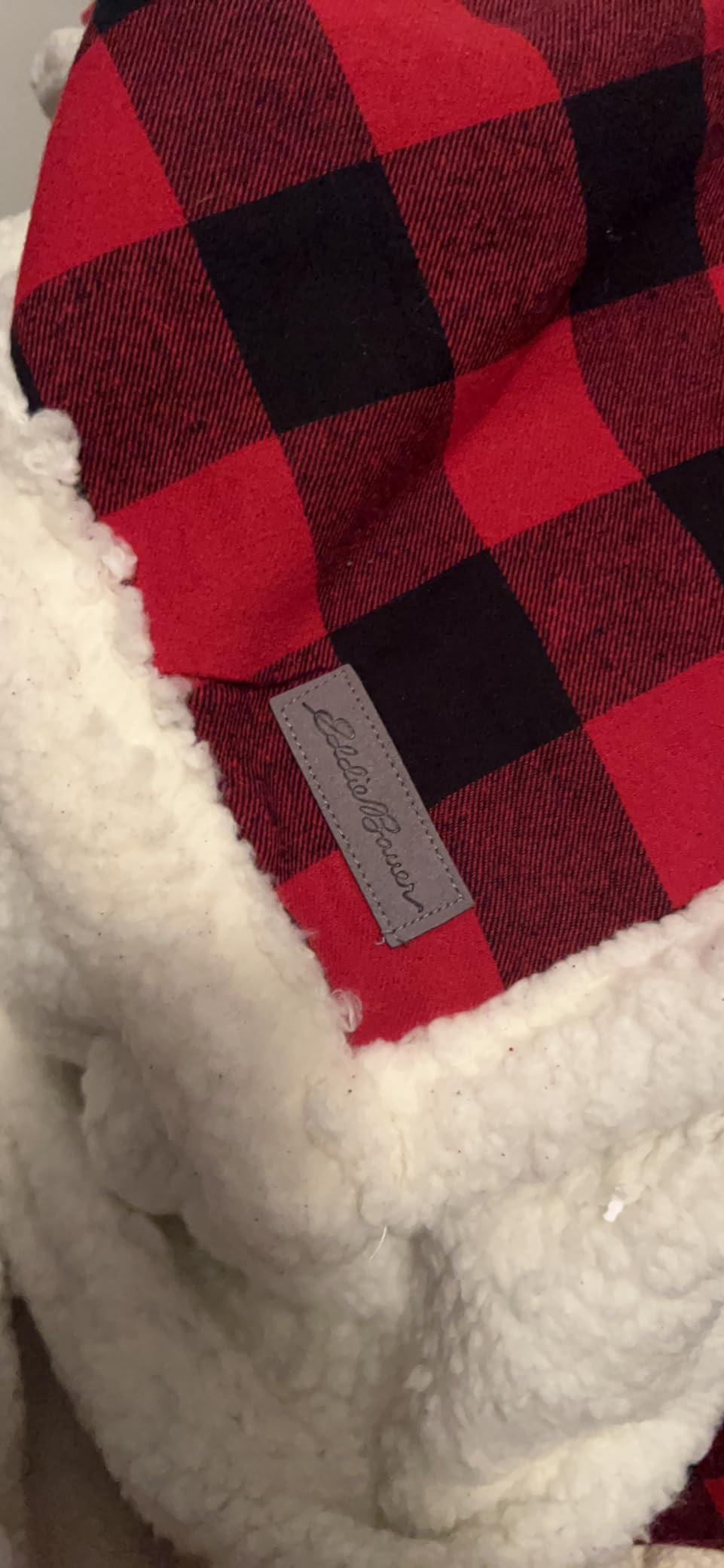 Eddie Bauer - Sherpa Reverse Throw Blanket for Bed or Couch, 50 x 60 | Soft and Cozy, Lightweight Comfort, Versatile Layering, Couch or Bed Use, Machine Washable customer photo 1