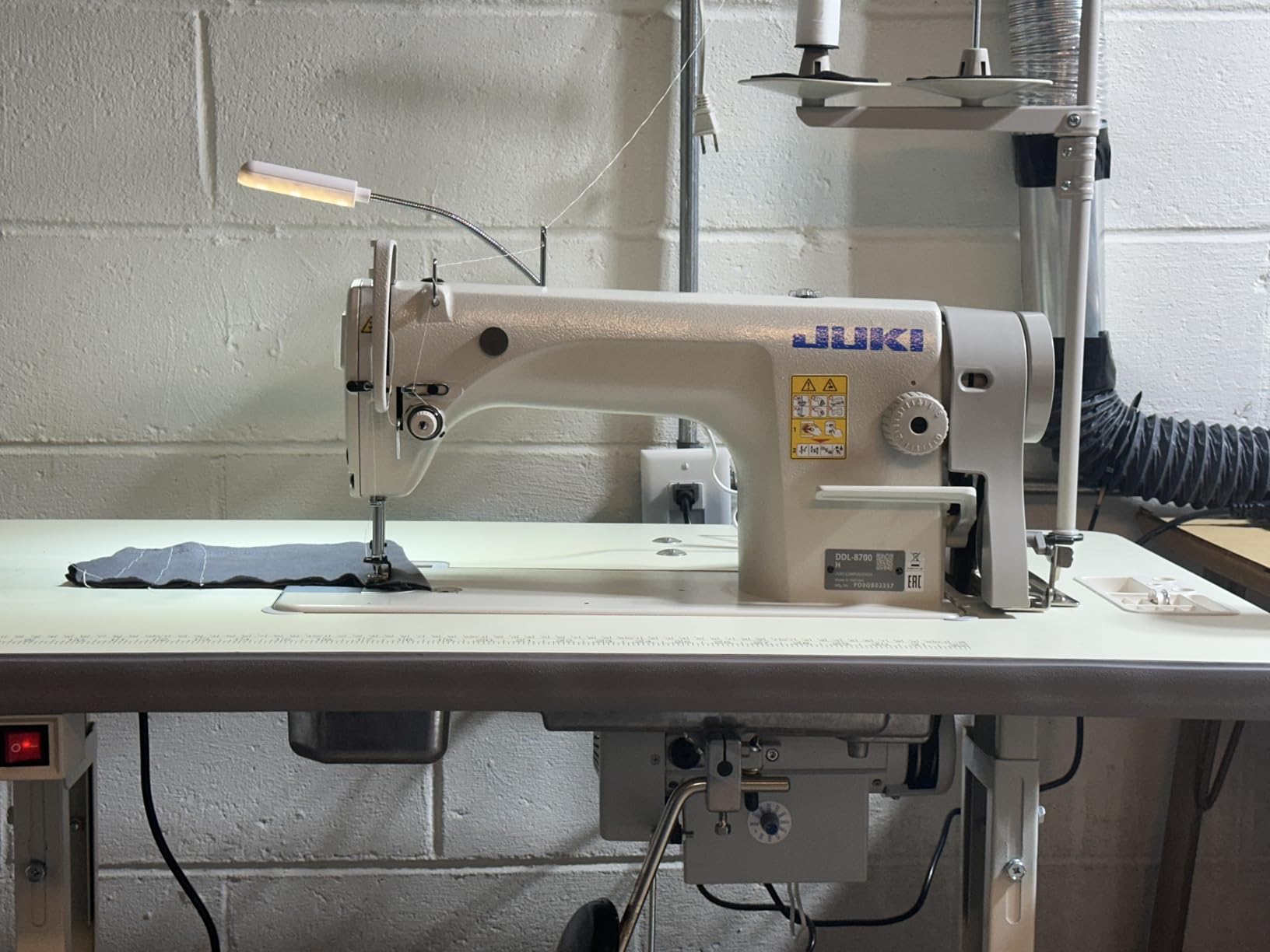 Juki DDL-8700-H Industrial Straight Stitch Sewing Machine, K.D table & Servo Motor DIY customer photo 2