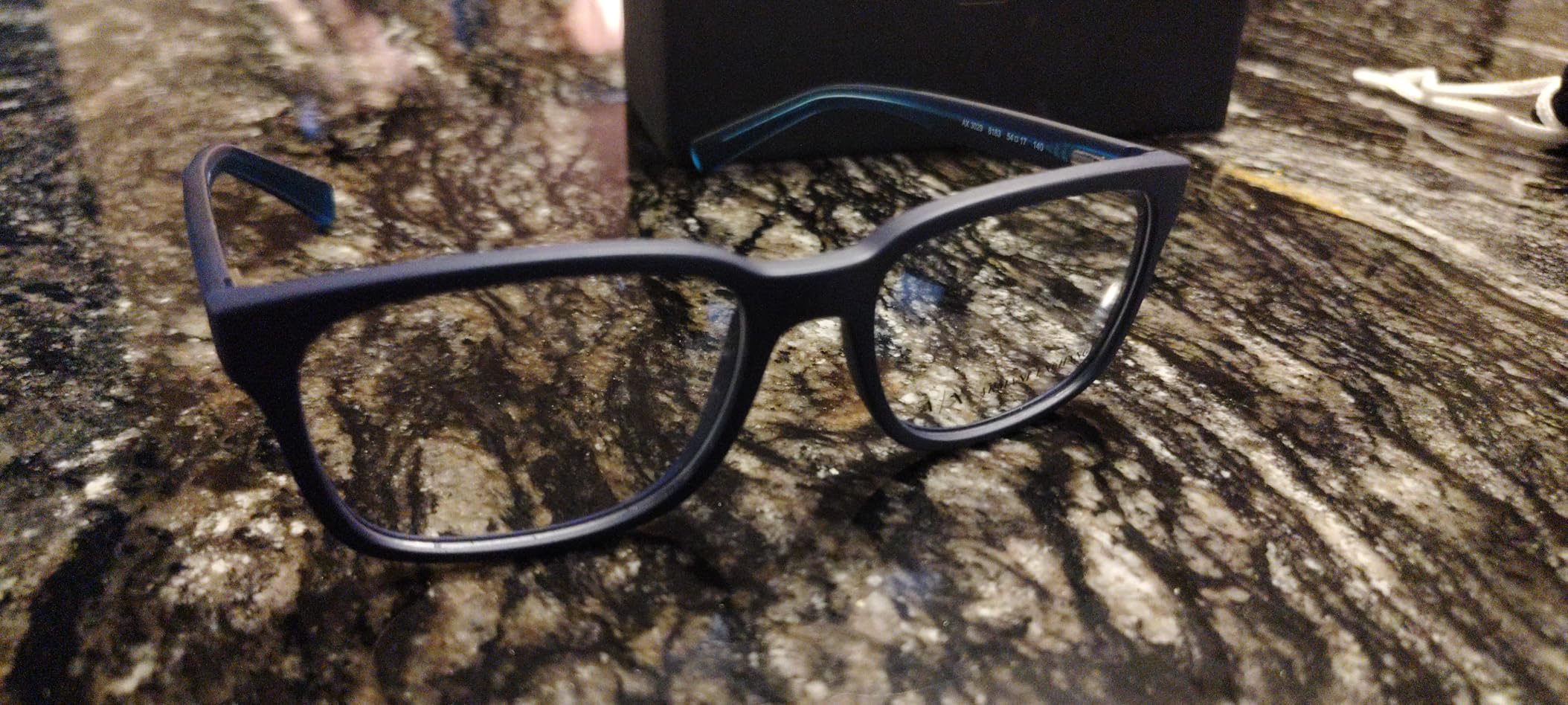 Armani Exchange mens Ax3029 Square Prescription Eyewear Frames customer photo 2