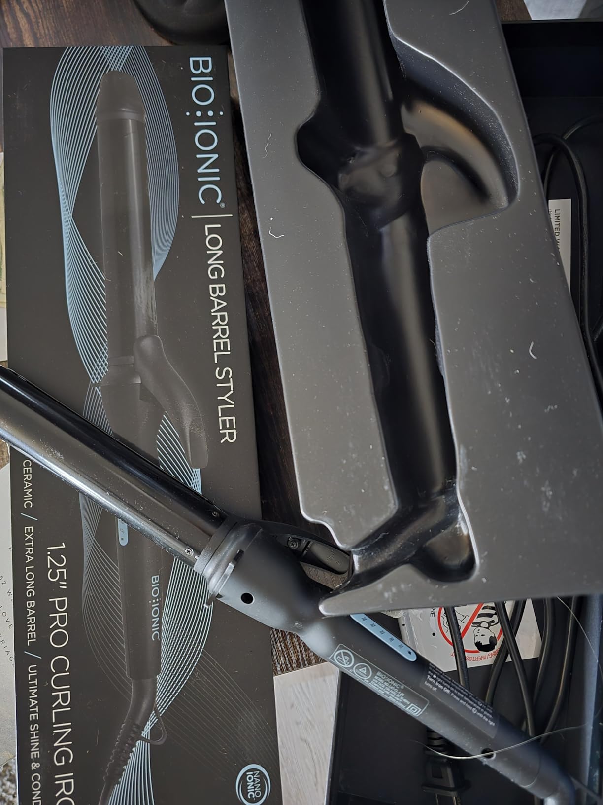 Bio Ionic Long Barrel Curling Iron, Moisture Heat Technology & NanoIonic MX customer photo 1