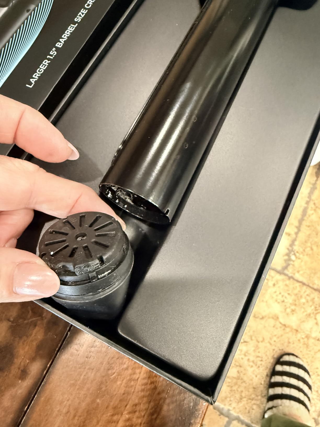 Bio Ionic Long Barrel Curling Iron, Moisture Heat Technology & NanoIonic MX customer photo 2
