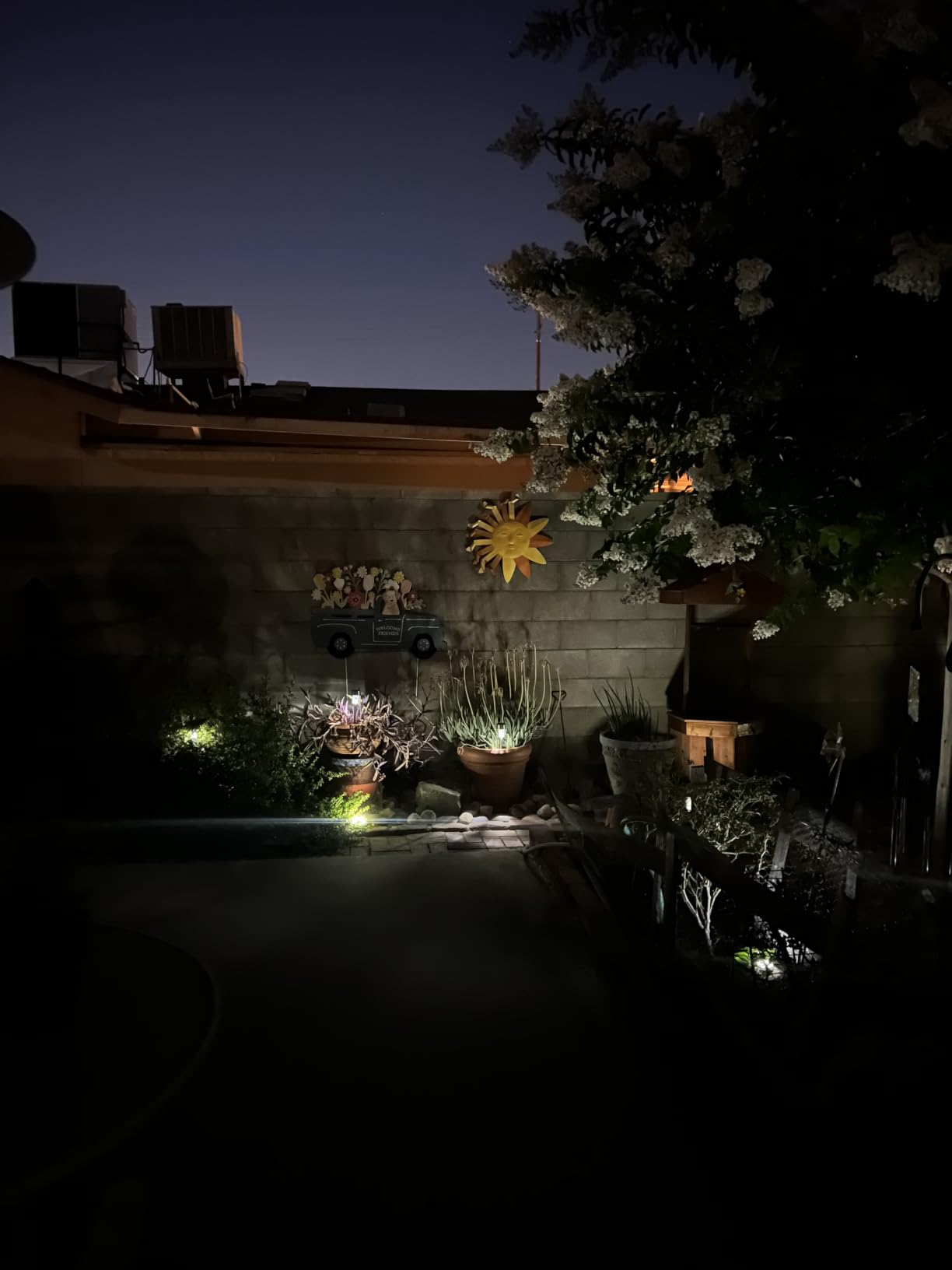 GIGALUMI Outdoor Waterproof Solar Garden Lights, 12 Pack Cold White customer photo 1