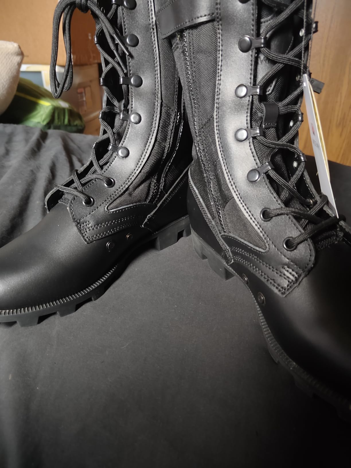 Men's Combat Boots, 8 Inch Classic Jungle Boots for Men customer photo 2
