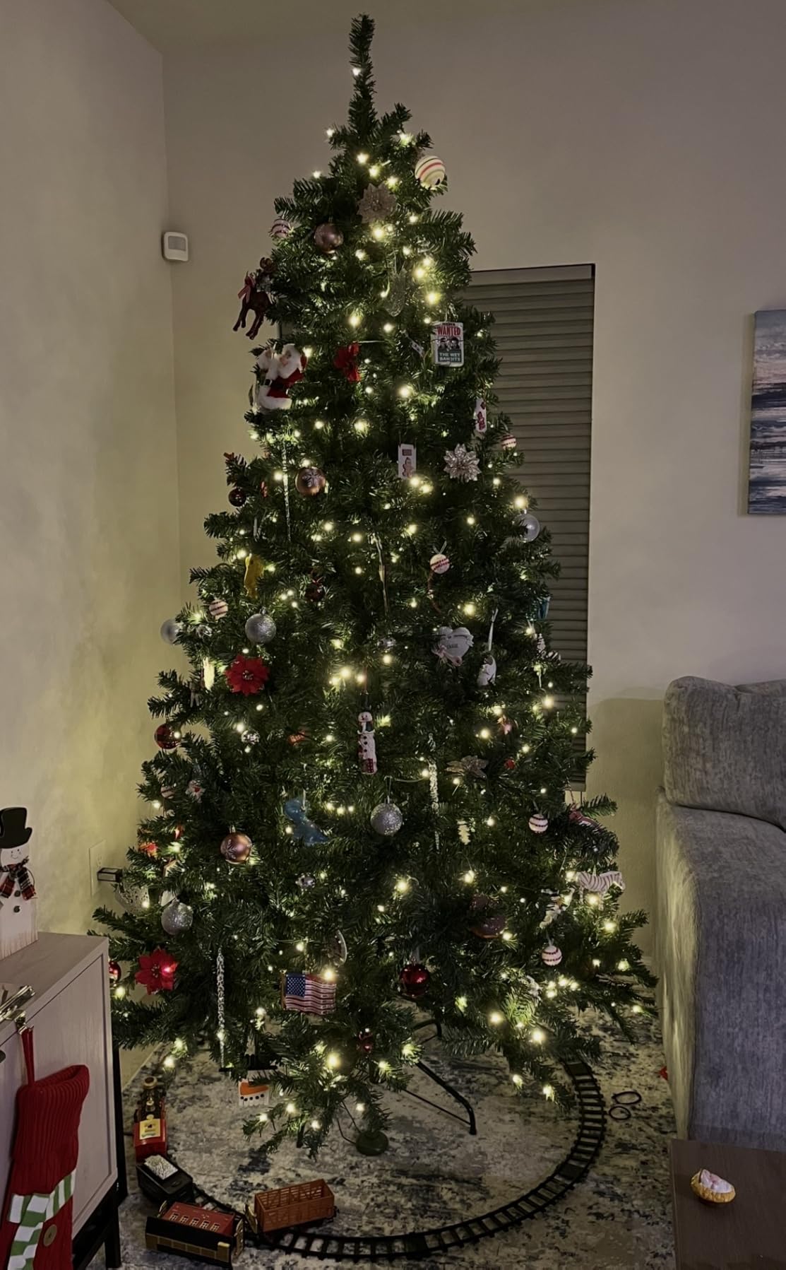 Best Choice Products 7.5ft Artificial Christmas Tree with LED Twinkling Lights, Pre-Lit Spruce Realistic Holiday Xmas Décor, 550 Lights, 1,346 Tips customer photo 1