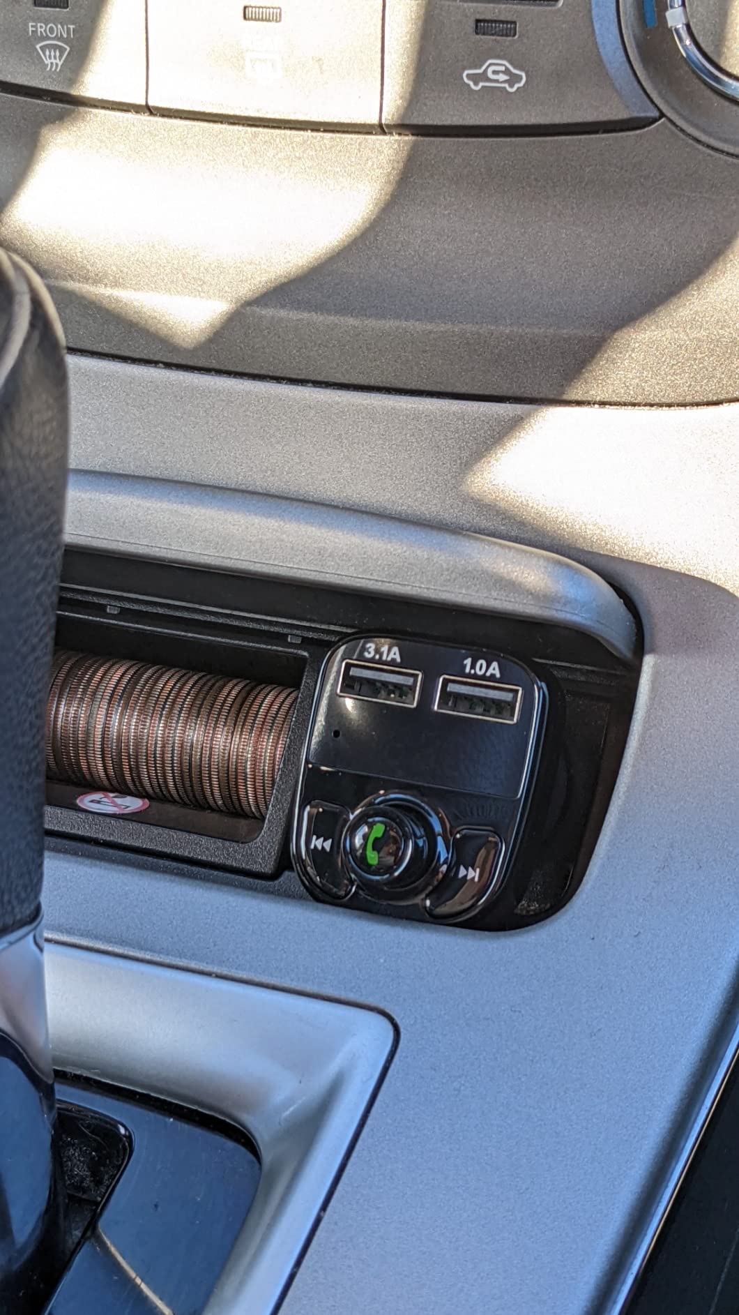 LIHAN Bluetooth Car Adapter 5.3, FM Transmitter, Dual USB Charger customer photo 1