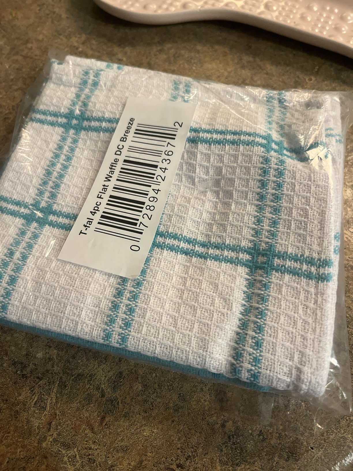T-Fal Premium Waffle Dish Cloths: Highly Absorbent, Super Soft Long Lasting - 100% Cotton, 12