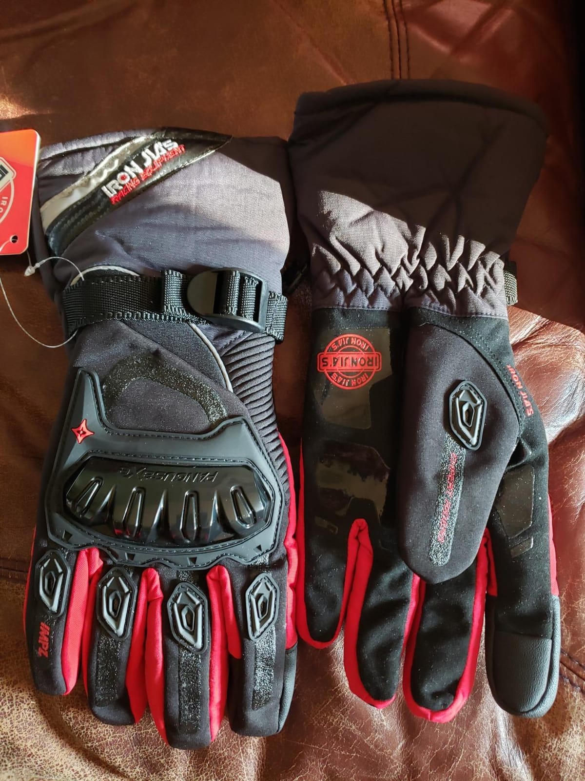 IRON JIA'S Winter Motorcycle Gloves with CE Level 1KP Protection customer photo 1