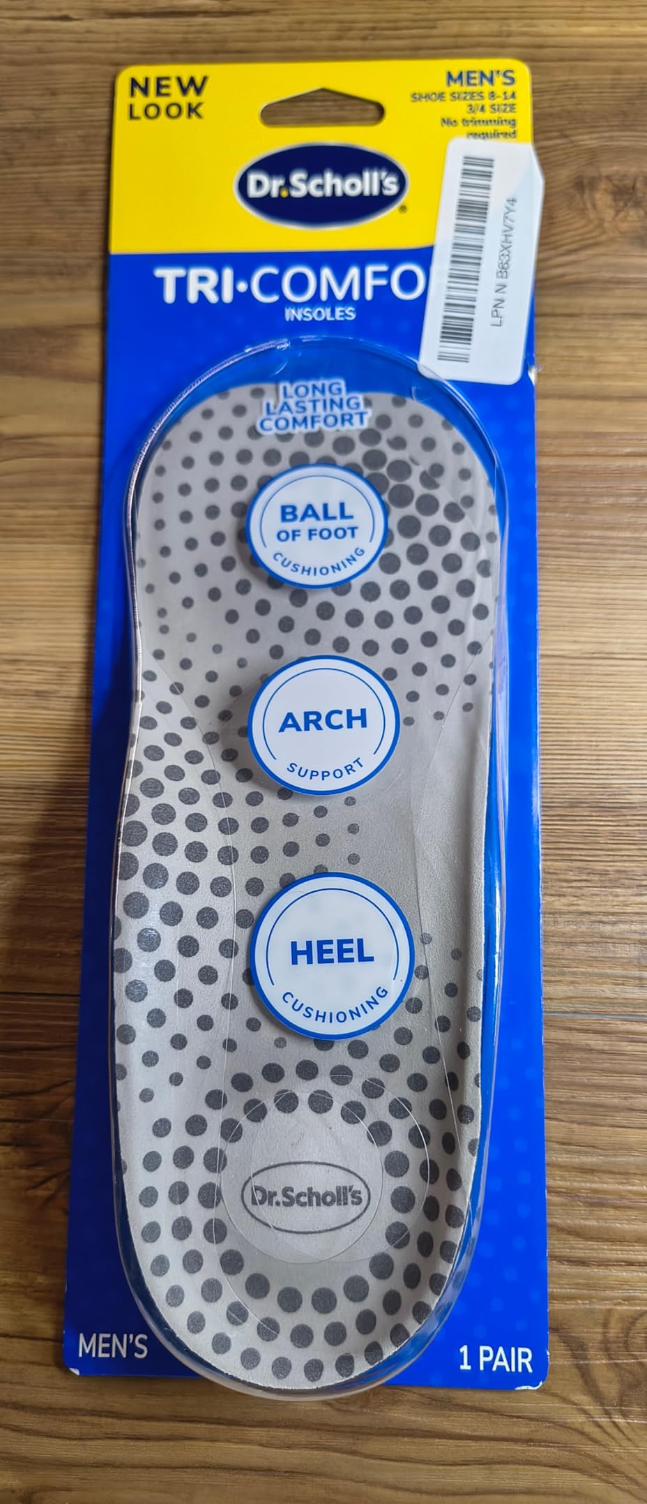Dr. Scholl's Tri-Comfort Insoles, Shoe Inserts for Women, Size 6-11, 1 Pair, 3/4 Length customer photo 1