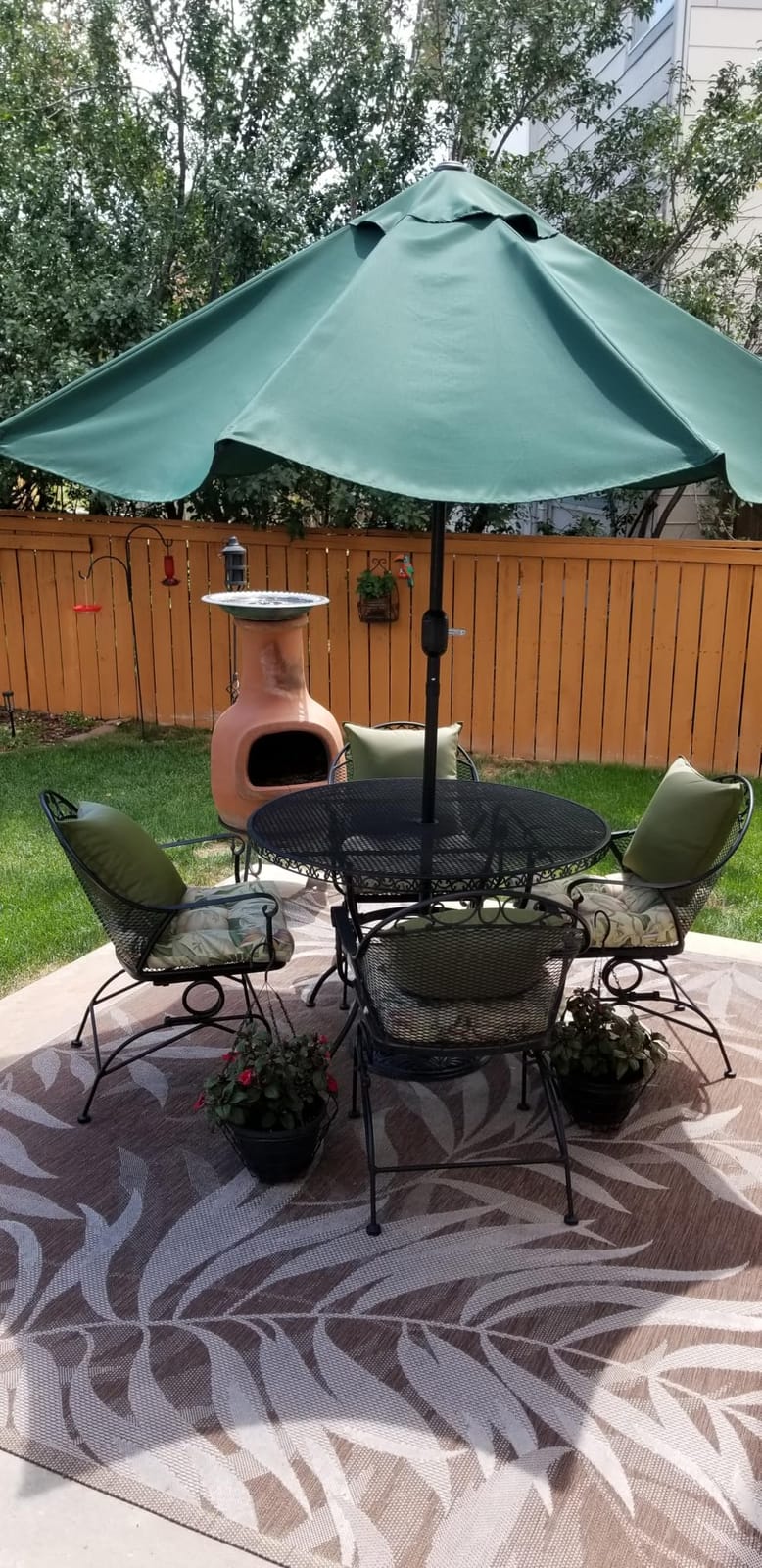 Sunnyglade 9' Patio Umbrella Outdoor Table Umbrella with 8 Ribs Tan customer photo 1