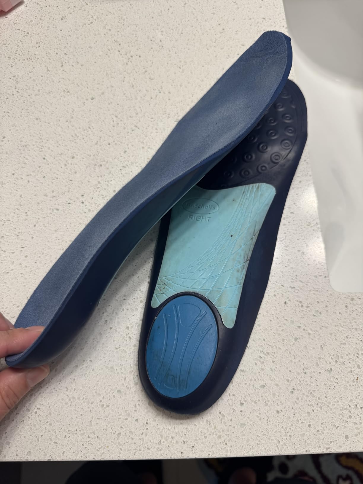 Dr. Scholl’s Plantar Fasciitis Relief Orthotic Insoles for Men - The Only Proven Insole to Stop Plantar Fasciitis from Coming Back, Immediately Relieves Pain, Heel Spurs, Arch Support Inserts customer photo 2