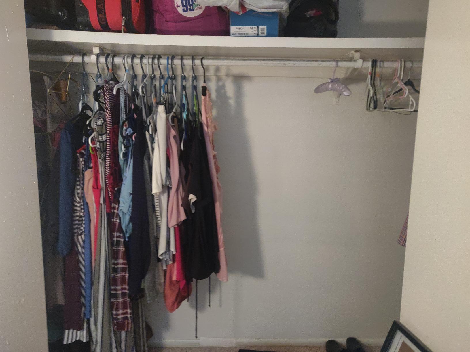 Wonder Hanger Max Space Saving Closet Hangers, 10-Pack, 360° Swivel, Grey customer photo 2