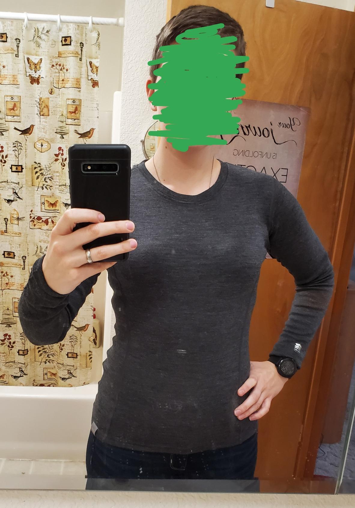 MERIWOOL Womens Base Layer 100% Merino Wool Midweight Long Sleeve Thermal Shirt customer photo 2