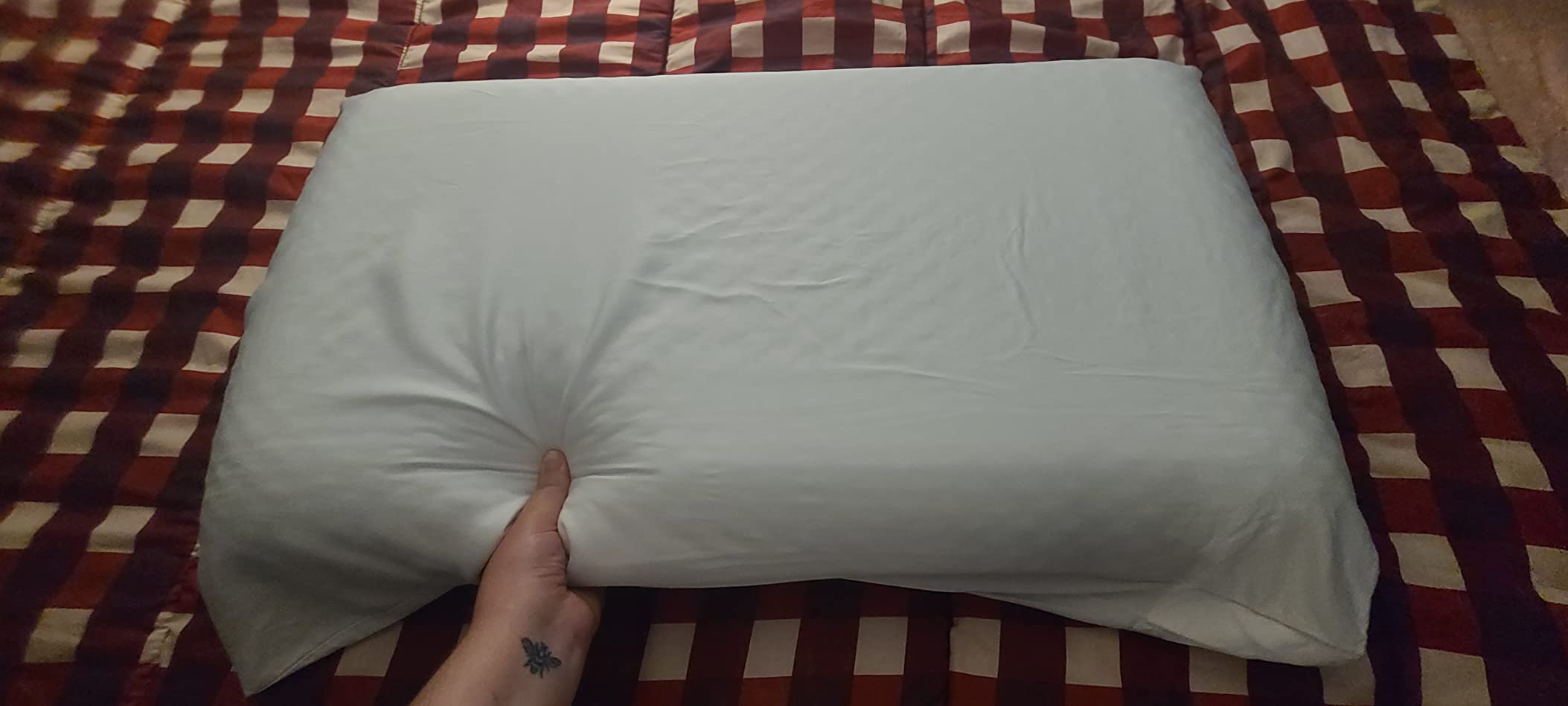 Weekender Cooling Gel Memory Foam Pillow for Sleeping - Standard Size, Ventilated Cooling Pillow for Side & Back Sleepers, Neck & Shoulder Support, Medium Firm, Washable Cover customer photo 2