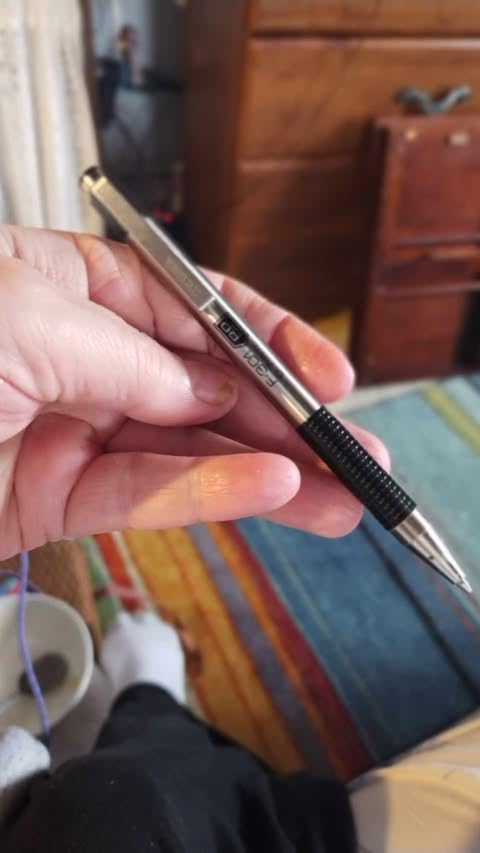 Zebra Pen STEEL F-301 Retractable Ballpoint Pen, Black Ink, 0.7mm, 4-Pack customer photo 1