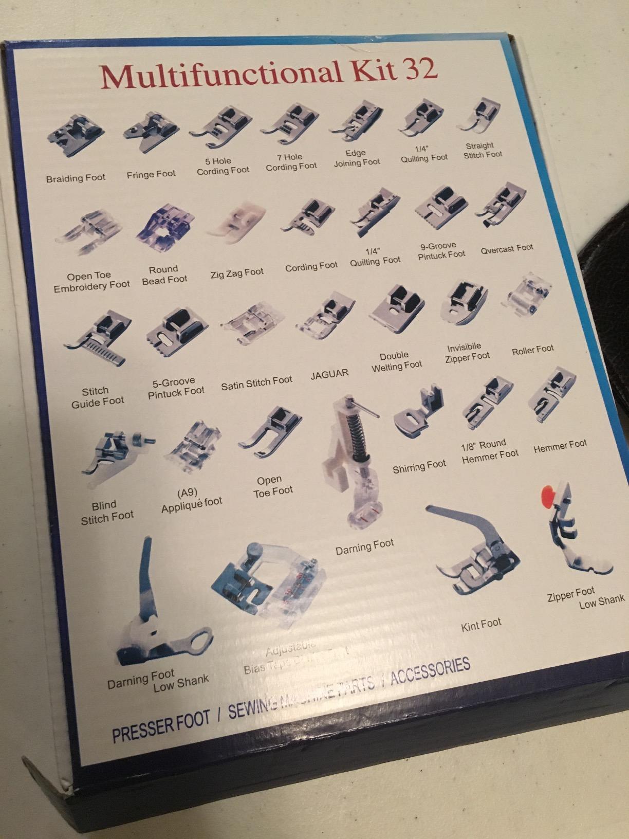 32Pcs Sewing Machine Presser,Zipping, Buttonholing,Quilting in Single Kit customer photo 1