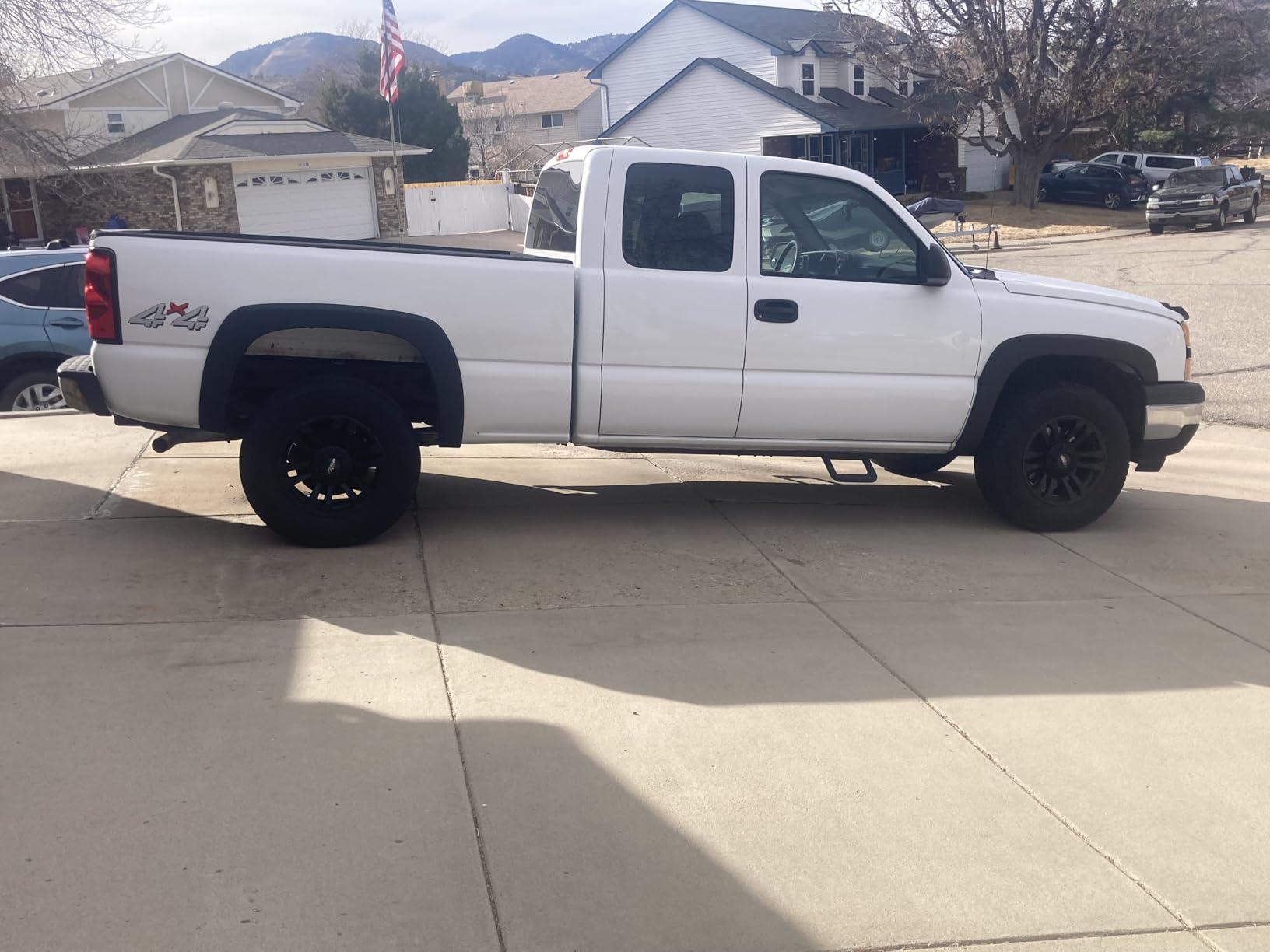 Tyger Auto Fender Flare Compatible with 1999-2006 Chevy Silverado GMC Sierra 1500 2500 3500HD; 2007 Classic Fleetside, Fine-Textured Black Paintable Factory Style 4pc | TG-FF6C4218 customer photo 1