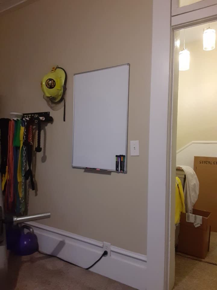 Lockways White Board Dry Erase Board 48 x 36 Inch, Magnetic Whiteboard customer photo 1