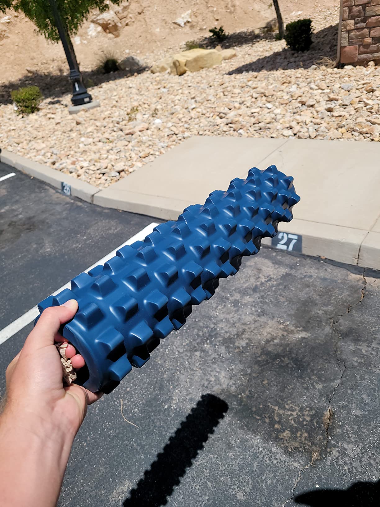 RumbleRoller Original Foam Roller Deep Tissue Massage Roller for Muscle Recovery (Midsize 22-Inch) customer photo 2