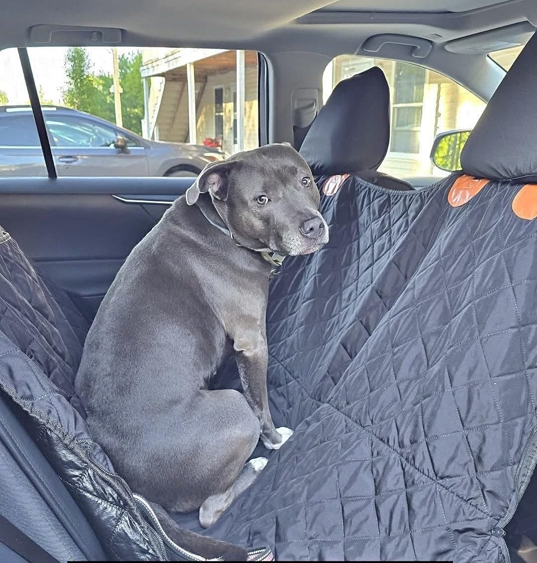 URPOWER Dog Car Seat Cover for Back Seat, Waterproof Hammock for Car & SUV customer photo 2
