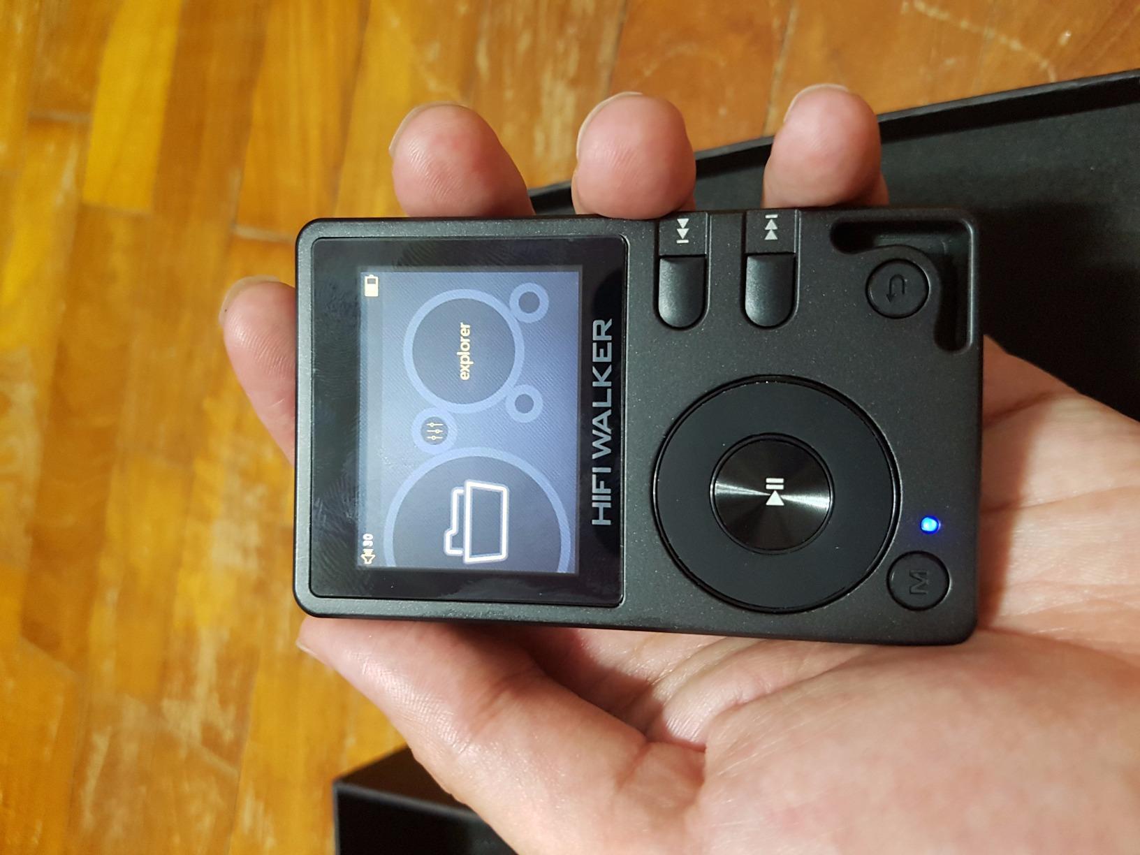 HIFI WALKER H2 Hi-Res Bluetooth MP3 Player with 64GB MicroSD Card, Portable Lossless Digital Audio Player with ESS DAC, DSD FLAC Support, USB DAC, Line Out, Physical Controls, Supports up to 512GB customer photo 1