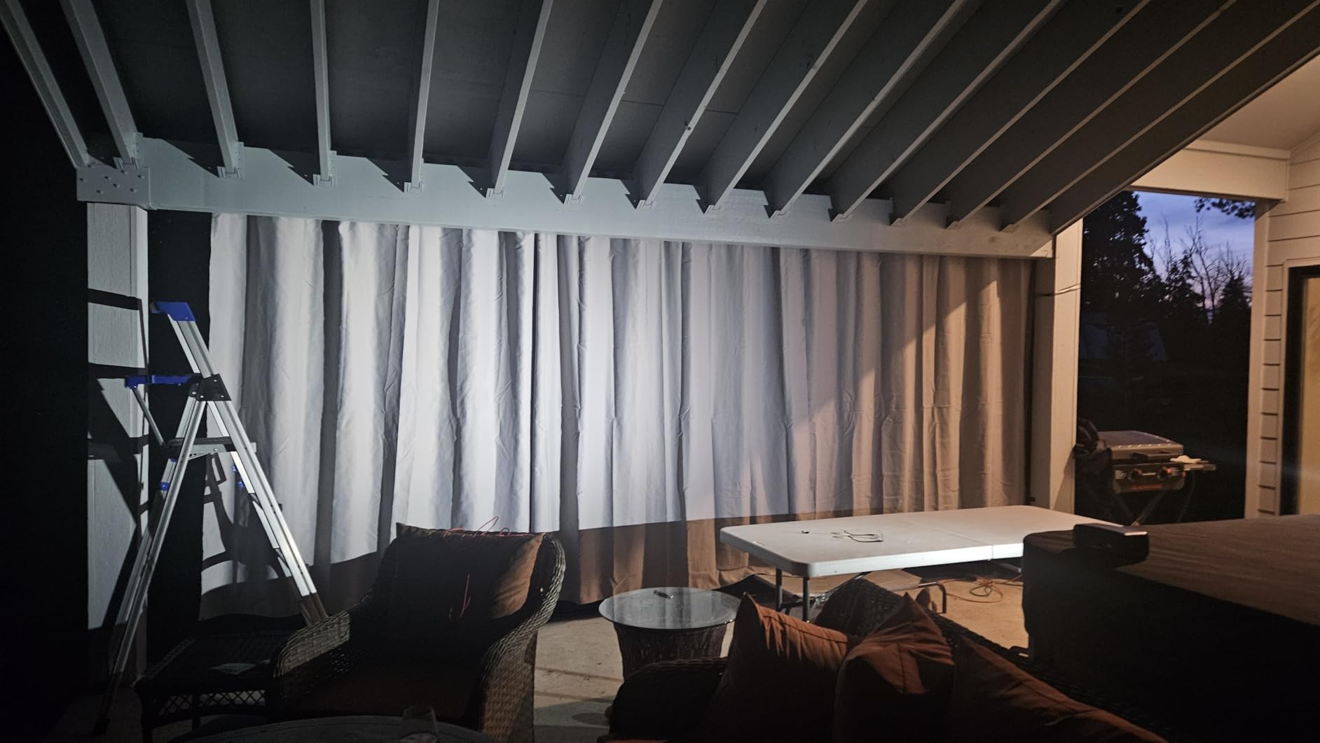 RYB HOME Outdoor Curtains for Patio Waterproof Privacy Thermal Insulated customer photo 1