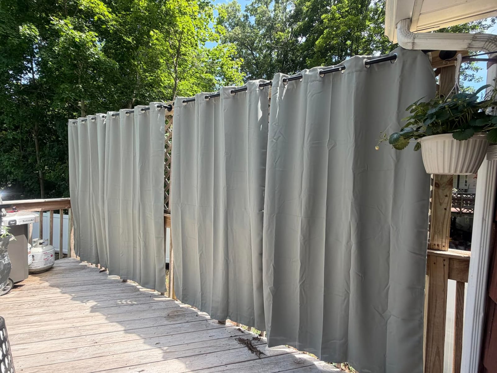 RYB HOME Outdoor Curtains for Patio Waterproof Privacy Thermal Insulated customer photo 2