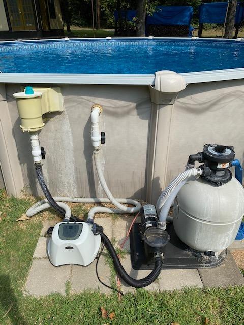 INTEX Krystal Clear QS1200 Saltwater Swimming Pool Chlorine System | 26669EG - For Above Ground Pools up to 15,000 Gal, Pool Cleaner with Automatic Timer and Self Cleaning Mode customer photo 1
