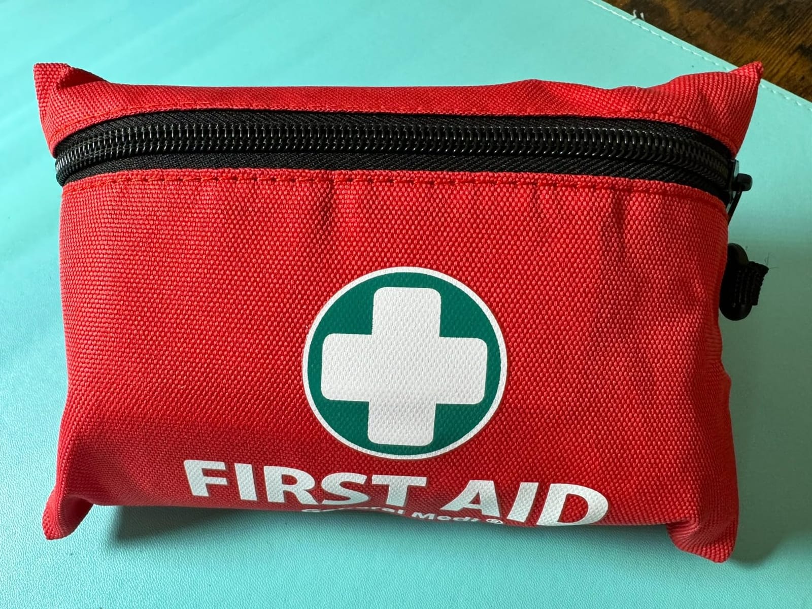 General Medi Mini First Aid Kit, 110 Piece Small First Aid Kit - Includes Emergency Foil Blanket, Scissors for Travel, Home, Office, Vehicle, Camping, Workplace & Outdoor (Red) customer photo 2