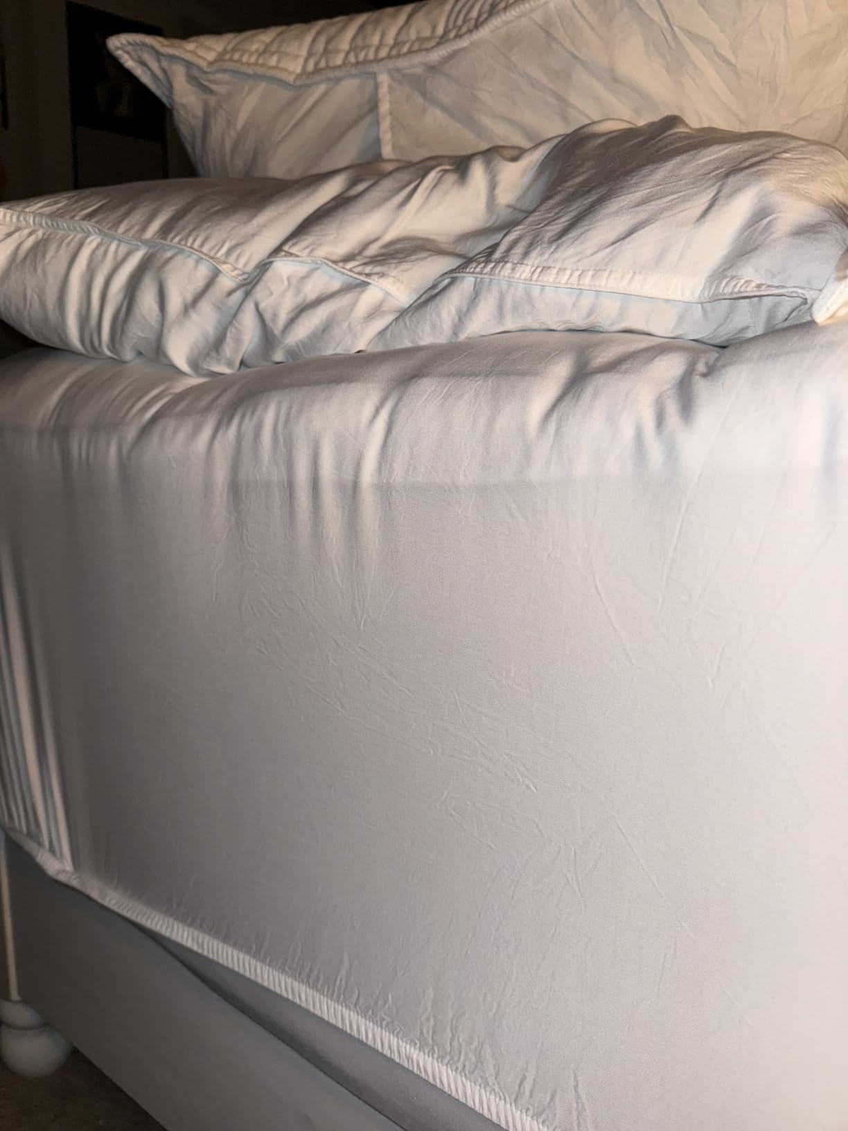 Pure Bamboo King Sheets, Genuine 100% Organic Viscose Derived from Bamboo Bed Sheet Set, Luxuriously Soft & Cooling, Double Stitching, 2 Year Quality Promise (King, Sand) customer photo 2