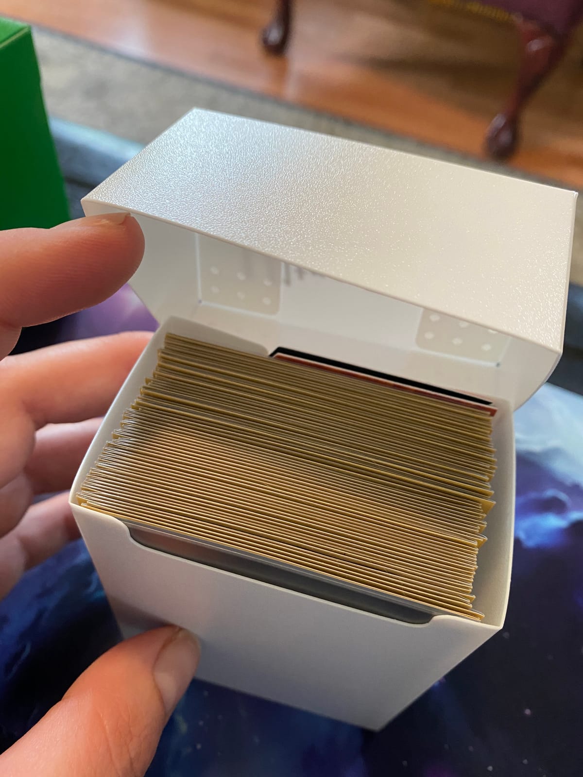 Ultra Pro Multicolor Deck Box for Trading Cards, MTG & Pokemon, 5 Pack | Archival-Safe Polypropylene Material, Holds Up To 80 Sleeved Cards, Self-Locking Lid, Compact Deck Organization customer photo 2