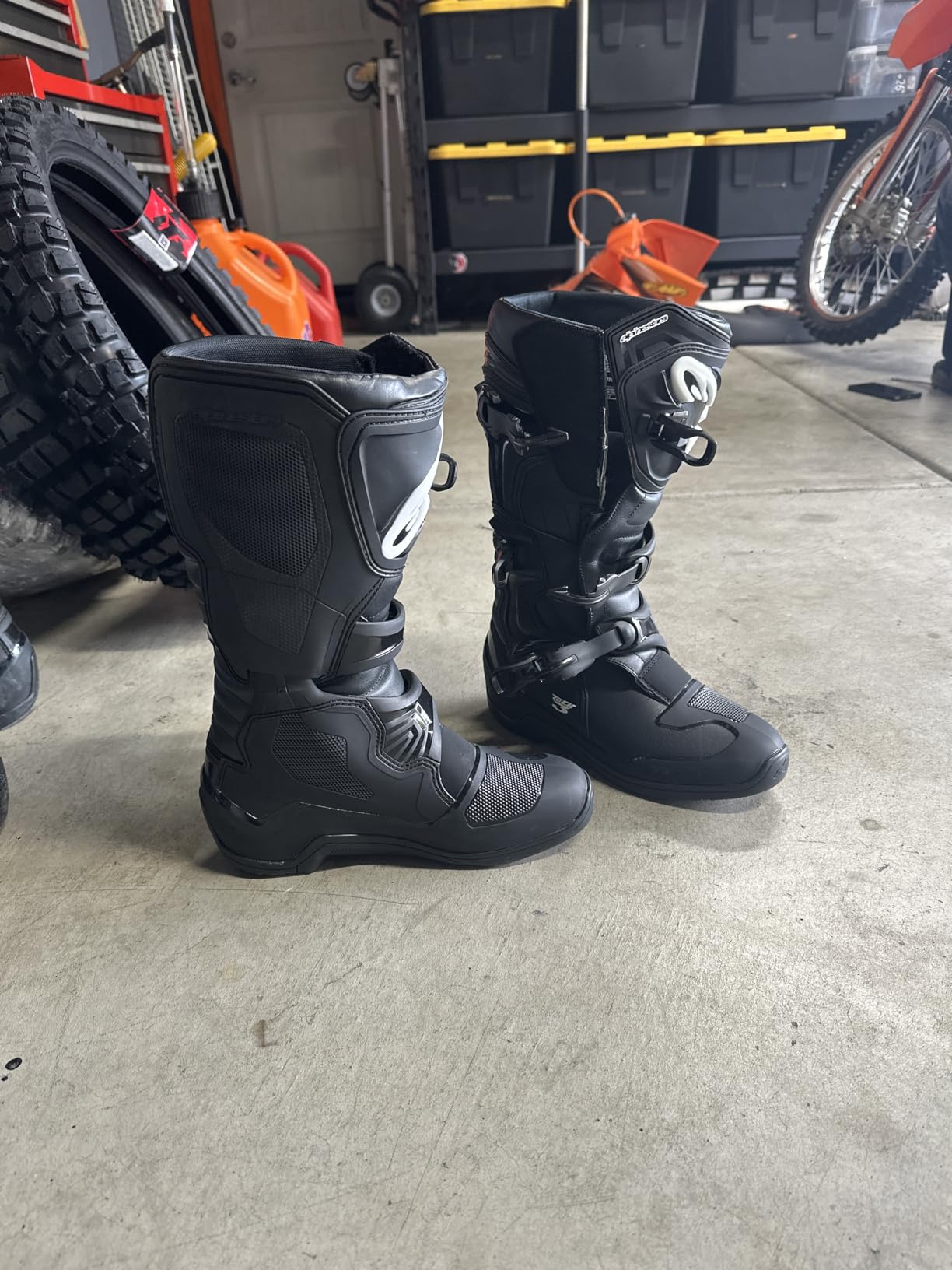 Alpinestars Tech 3 Motocross Boots, Durable & Lightweight, CE-Certified For Off-Road Powersports, 11, Black customer photo 2
